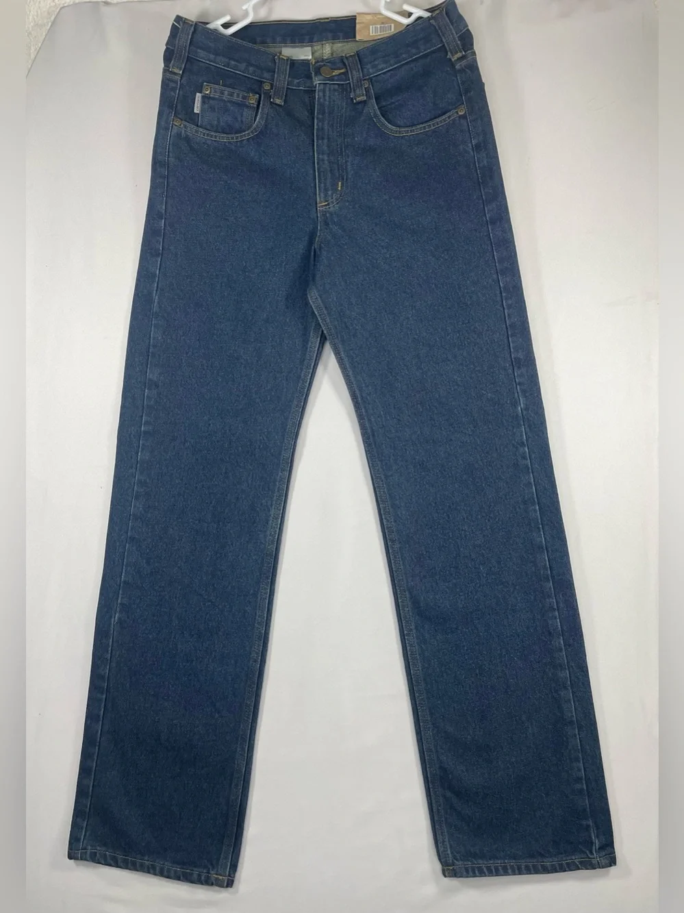 Carhartt Men's Relaxed Straight-Leg Jeans in Deep Blue Denim